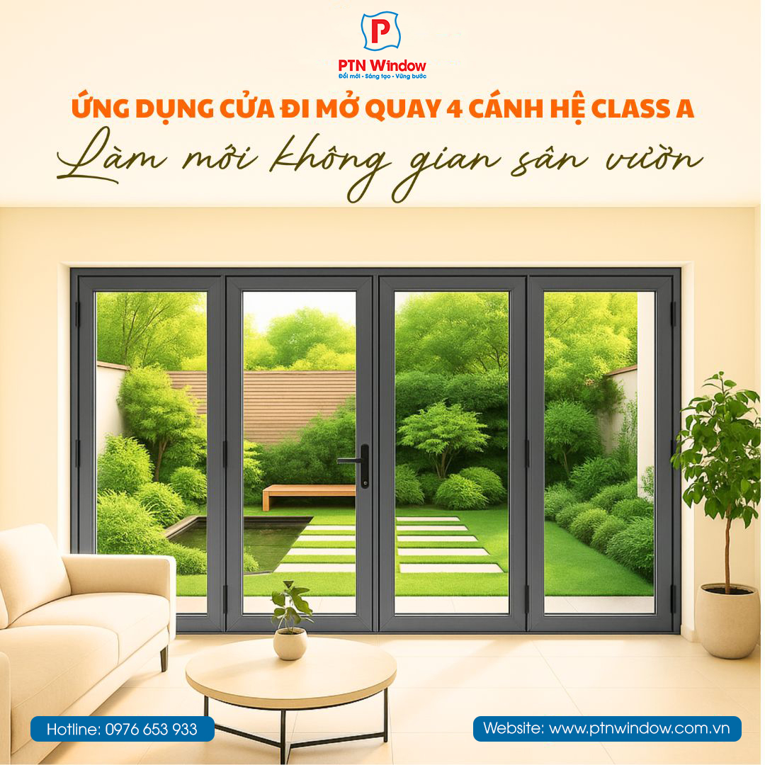 Xingfa Clas A Ung Dung Cua Di Mo Quay 4 Canh