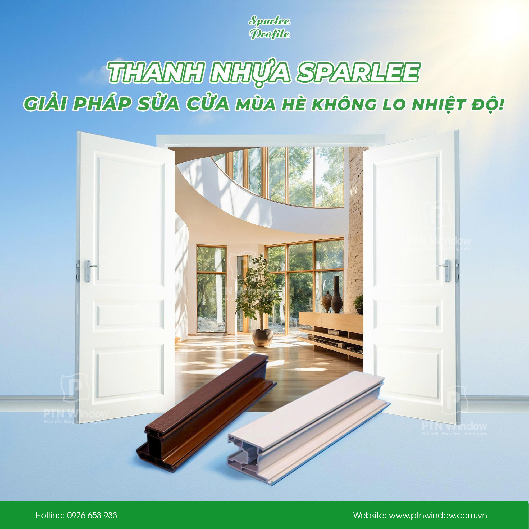 Thanh Nhua Sparlee Giai Phap Sua Cua Mua He Khong Lo Nhiet Do