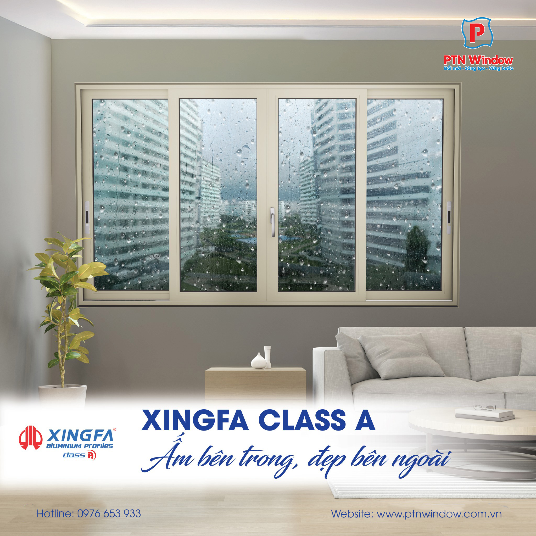 Xingfa Class A Cho Khong Gian Song Lau Dai