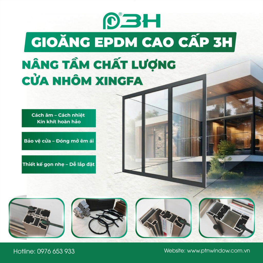 Phu Kien 3h Gioang Epdm Cao Cap Nang Tam Cua Nhom Xingfa
