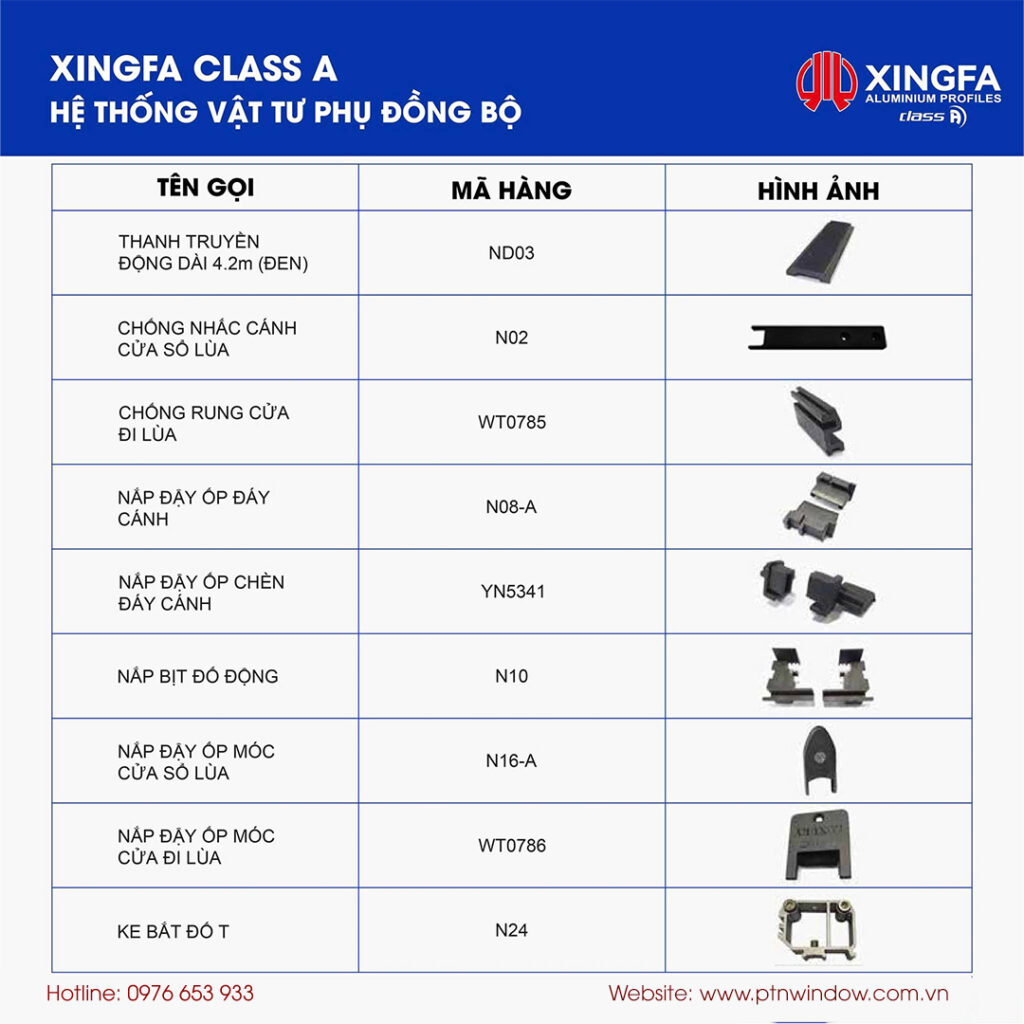 Xingfa Class A Chat Luong Dong Bo 3 Xingfa Class A Chat Luong Dong Bo 3