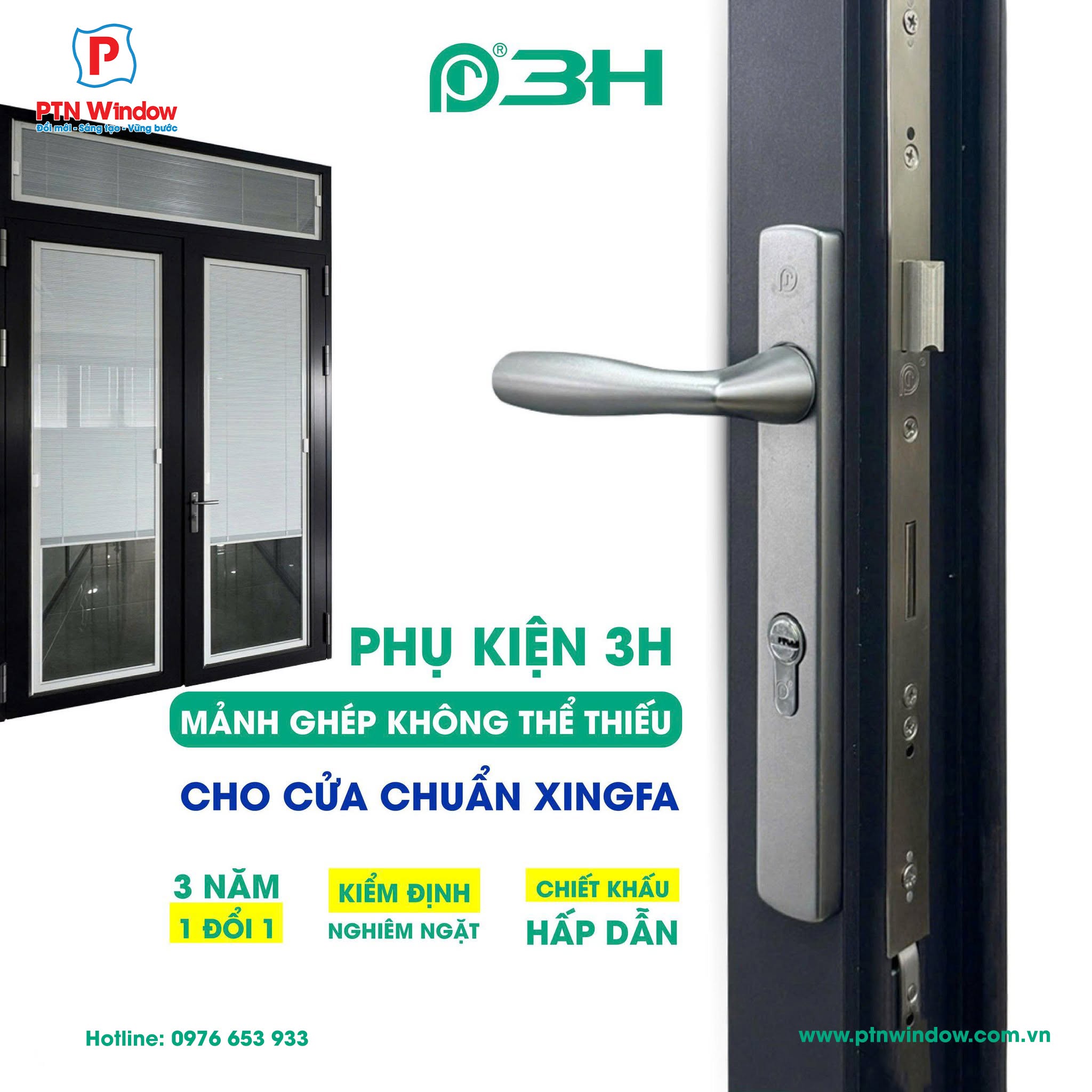 0912 Phu Kien 3h Manh Ghep Khong The Thieu Cho Cua Nhom Xingfa